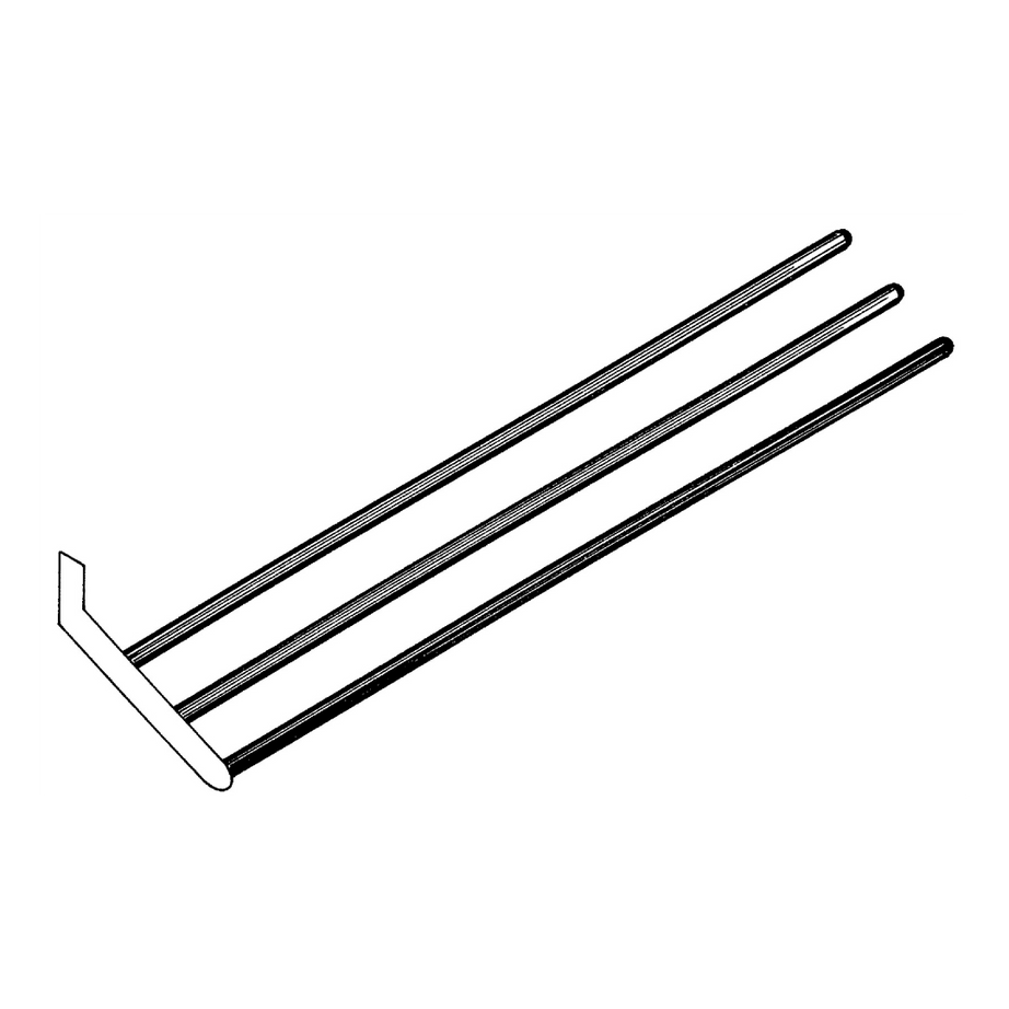 Holder for towel and kitchen tools / stainless steel