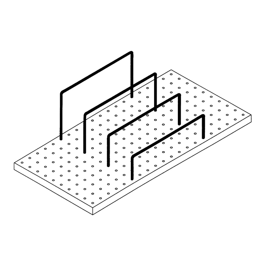 Shelf for cutting boards / stainless steel