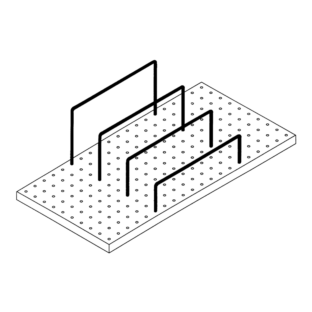Shelf for cutting boards / stainless steel