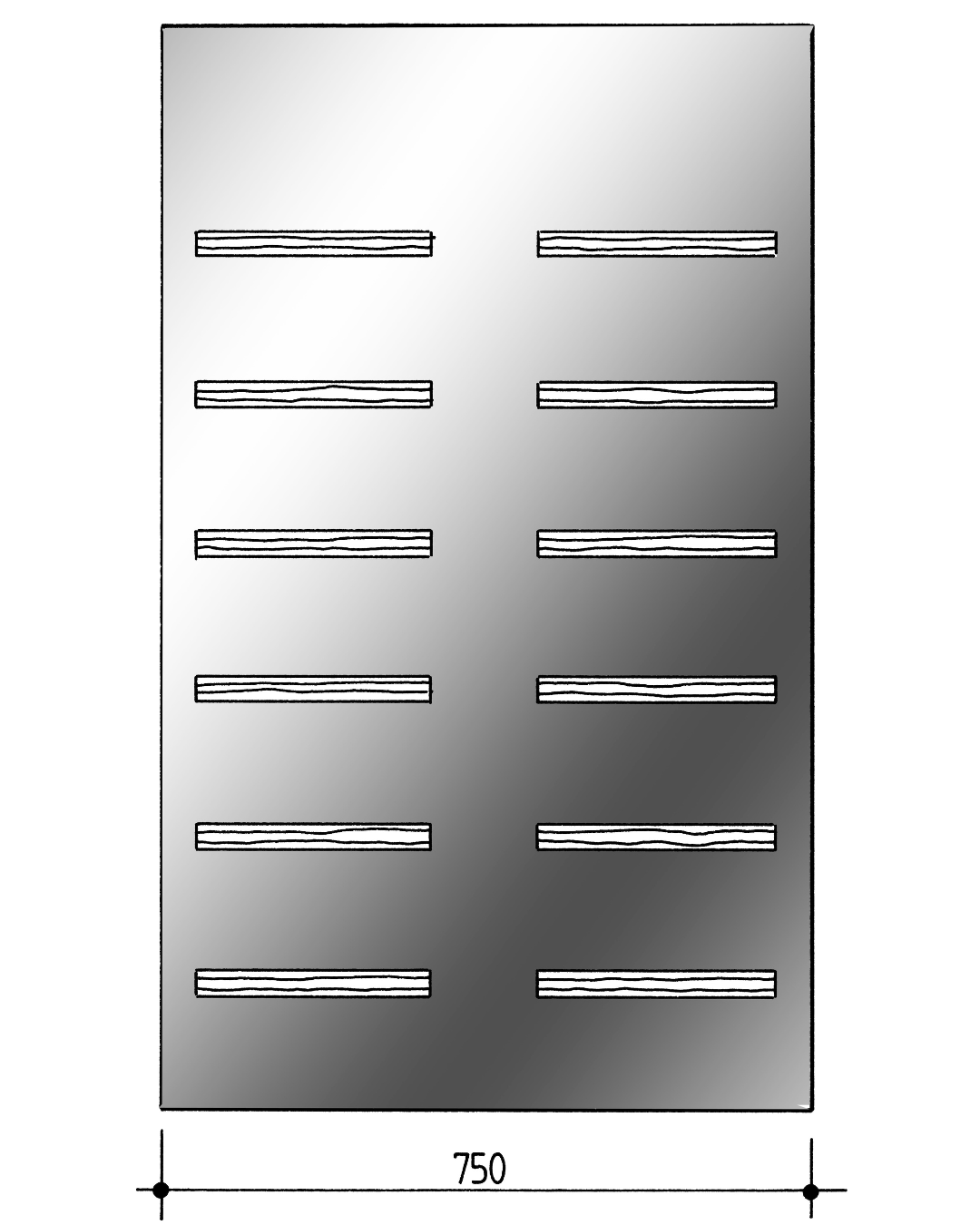 wine board bottom