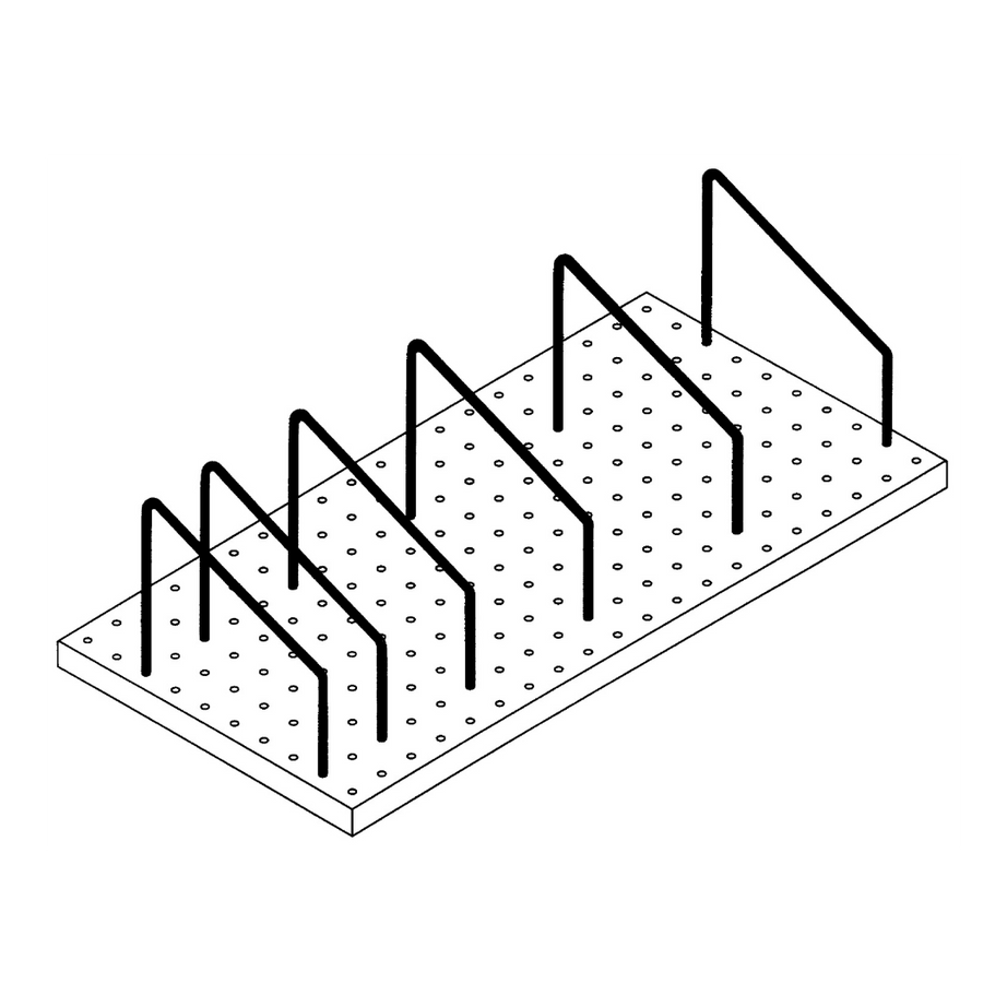 Shelf for books/ stainless steel