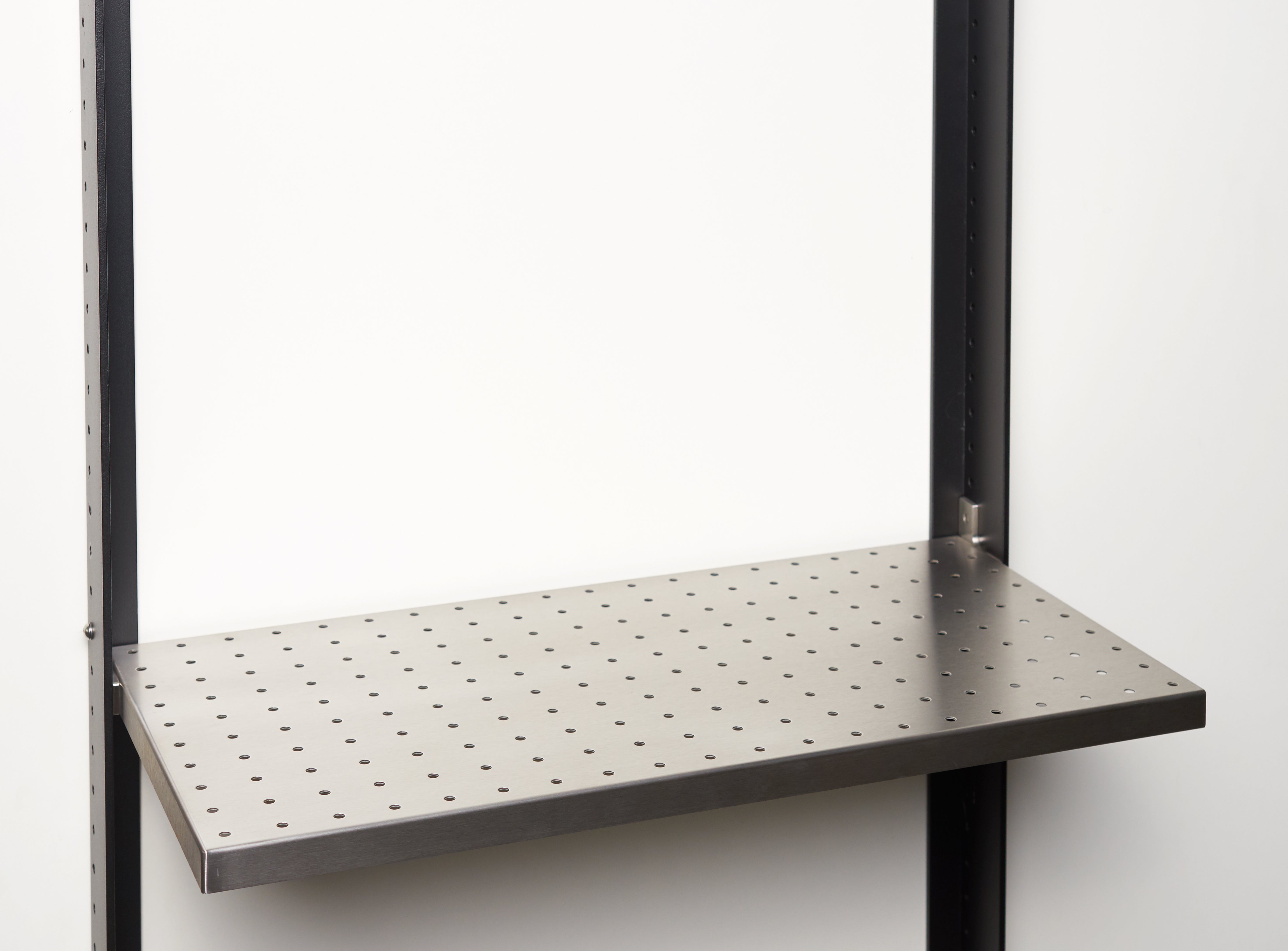 Shelf, perforated sheet / stainless steel