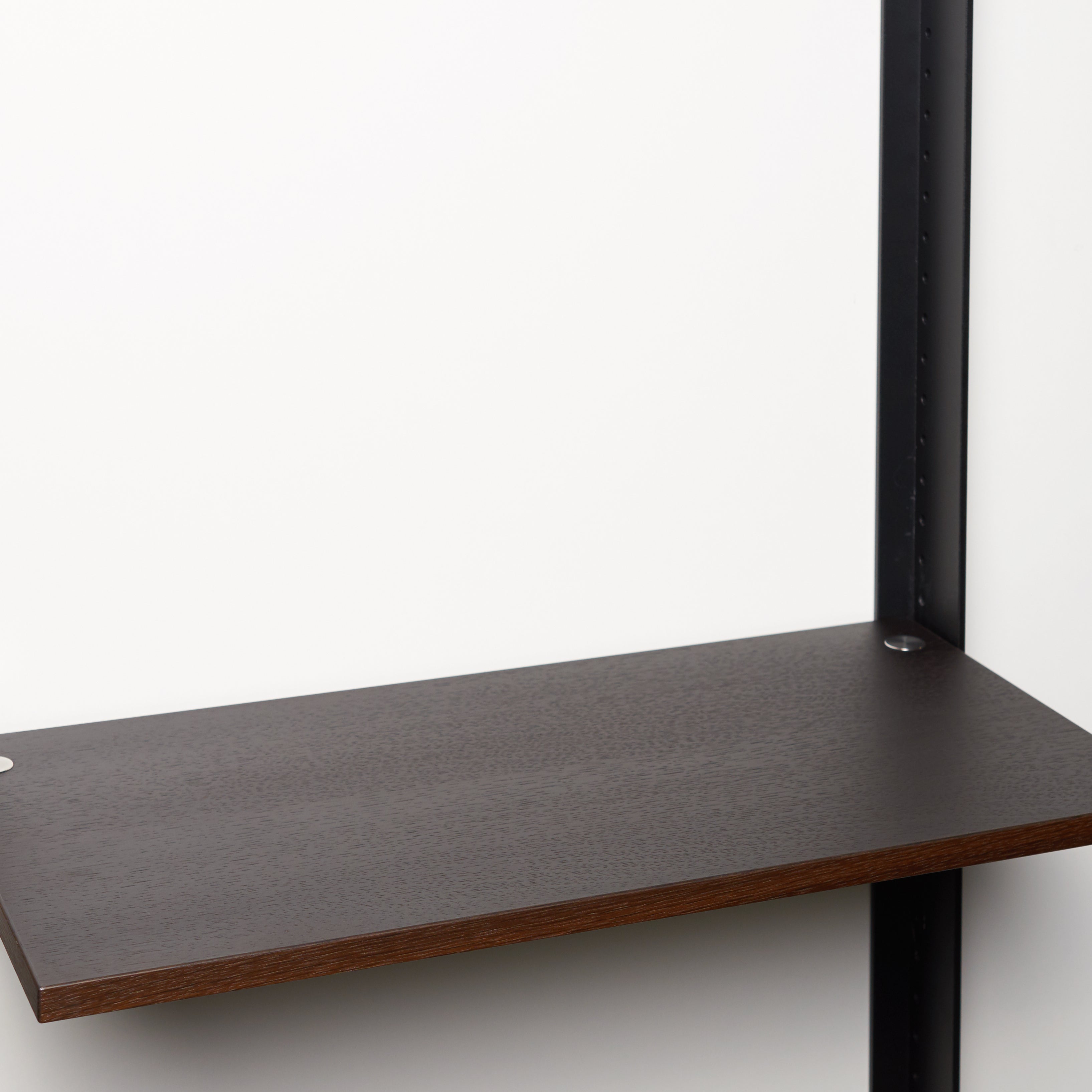 shelf, wood / black oak