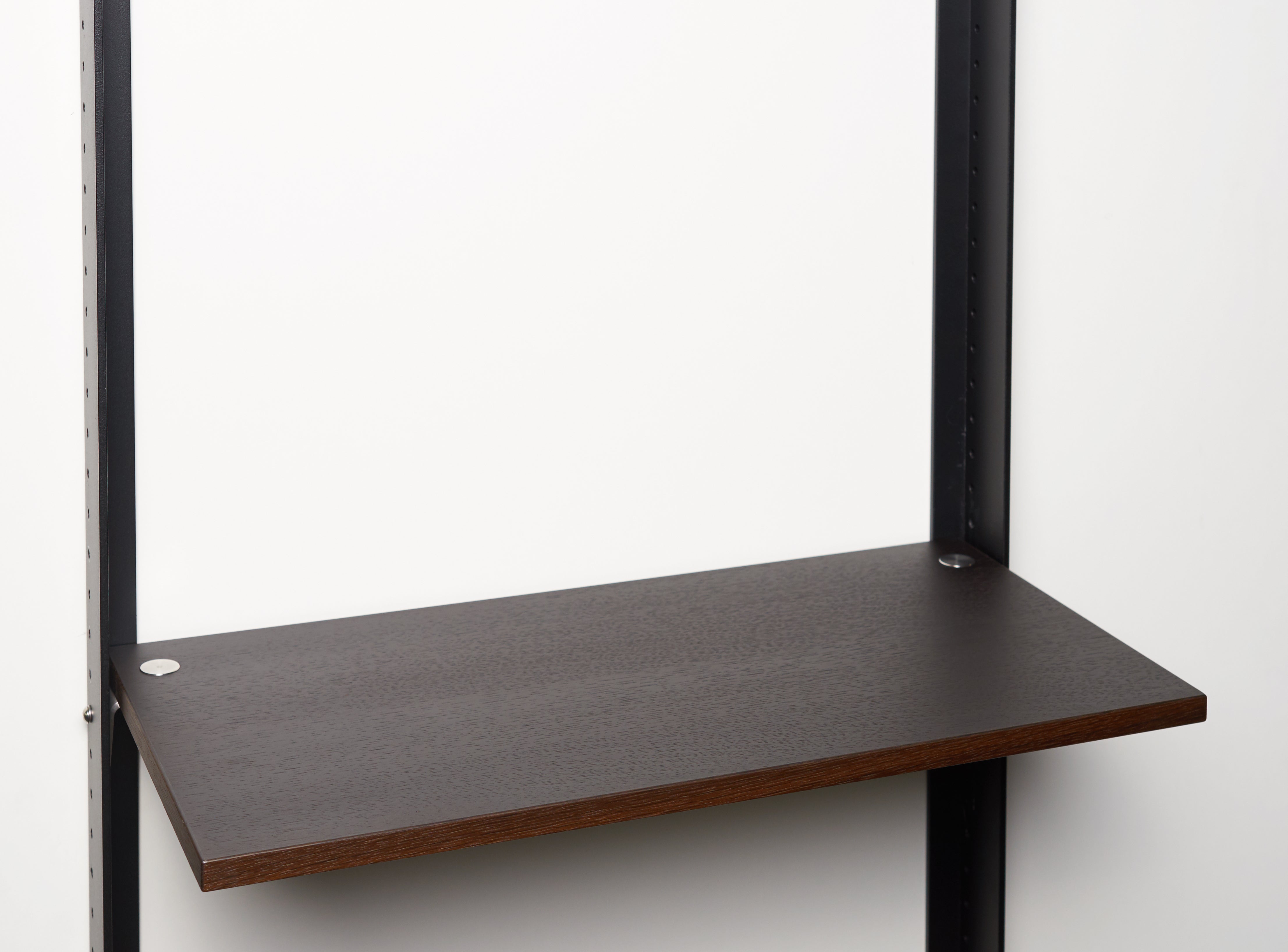 shelf, wood / black oak