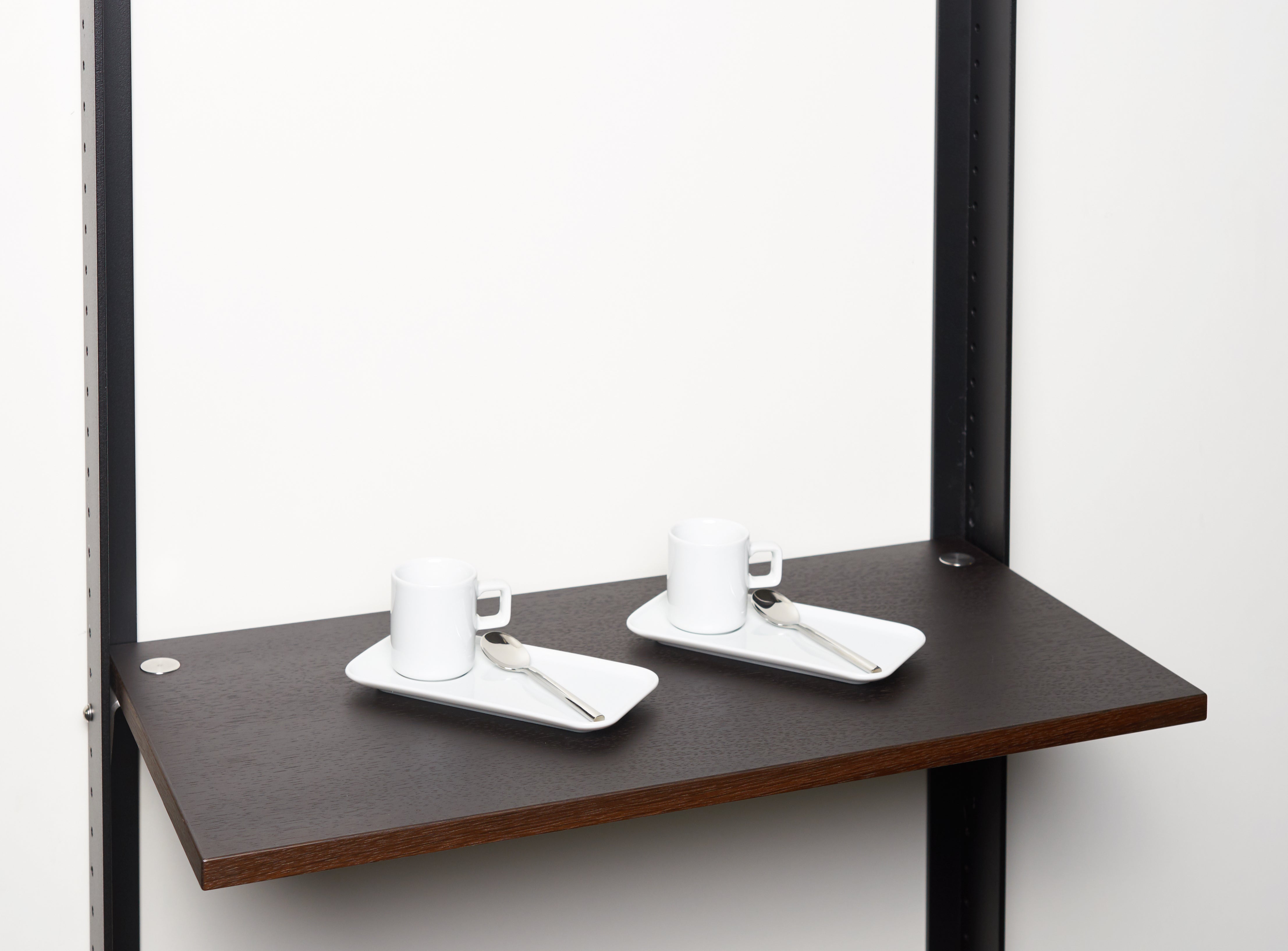 shelf, wood / black oak