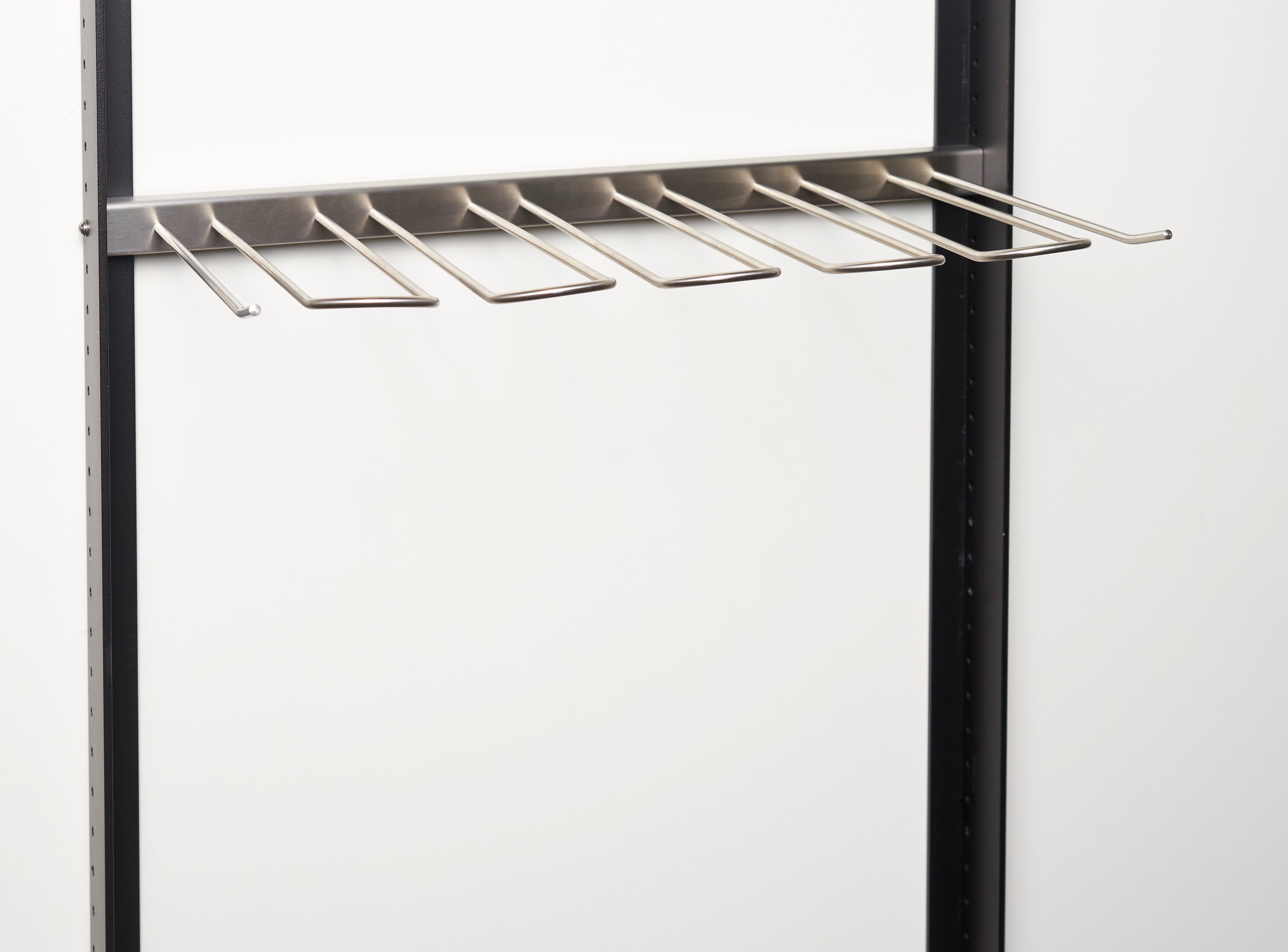 Glass holer for 18 stemware / stainless steel