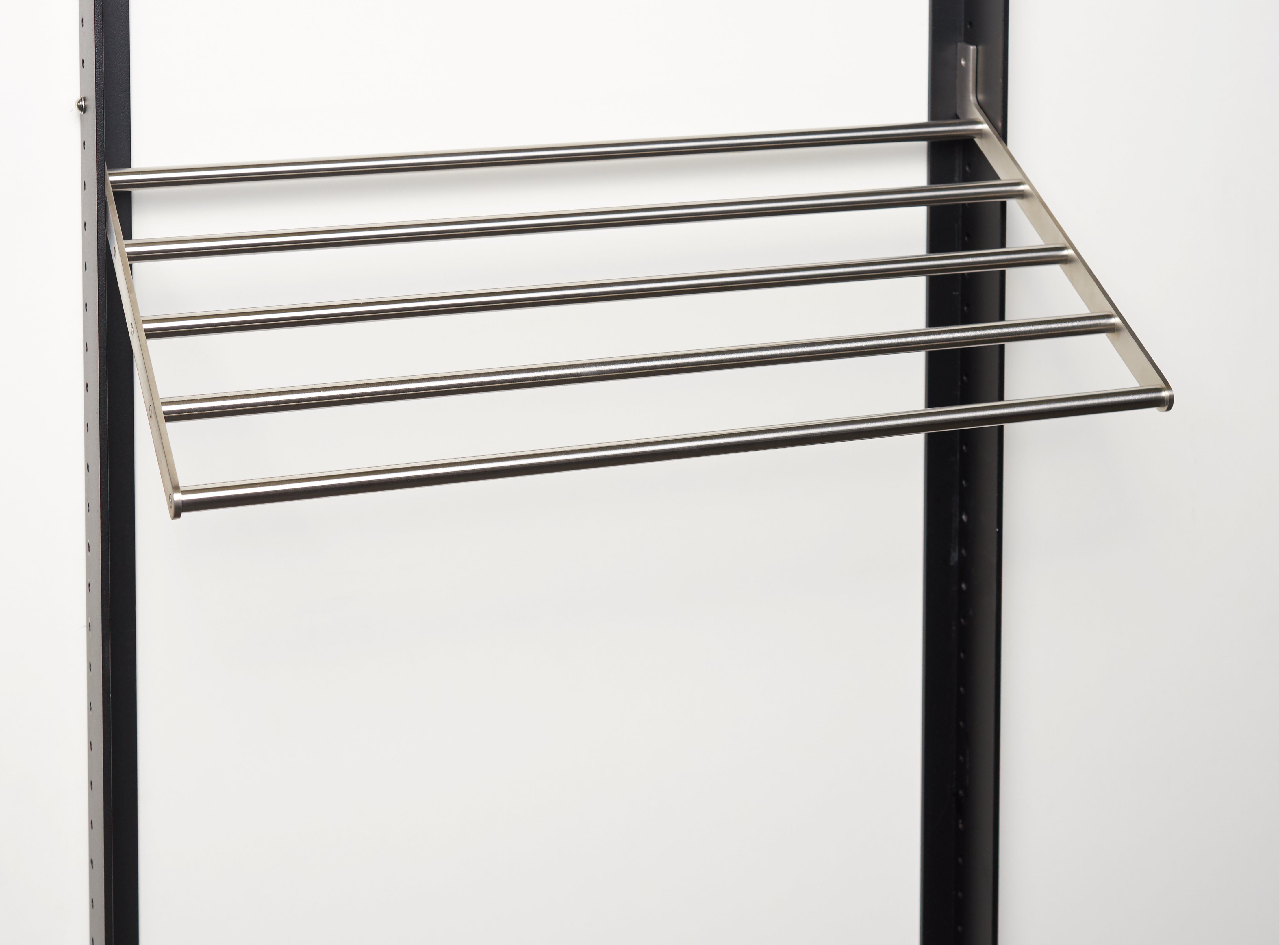 Slanting shelf for kitchen tools / stainless steel